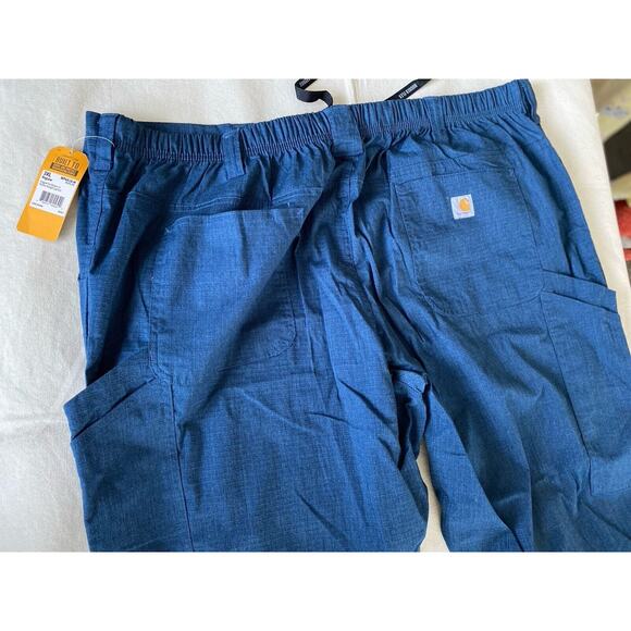 CARHARTT Rugged Flex Modern Fit Ripstop Straight Leg Pant 3XL Blue - Picture 2 of 6